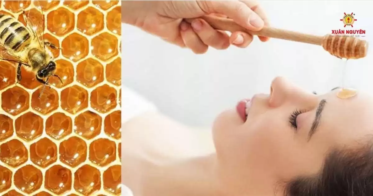 Mật ong hoa sen có lợi ích trong việc làm đẹp da