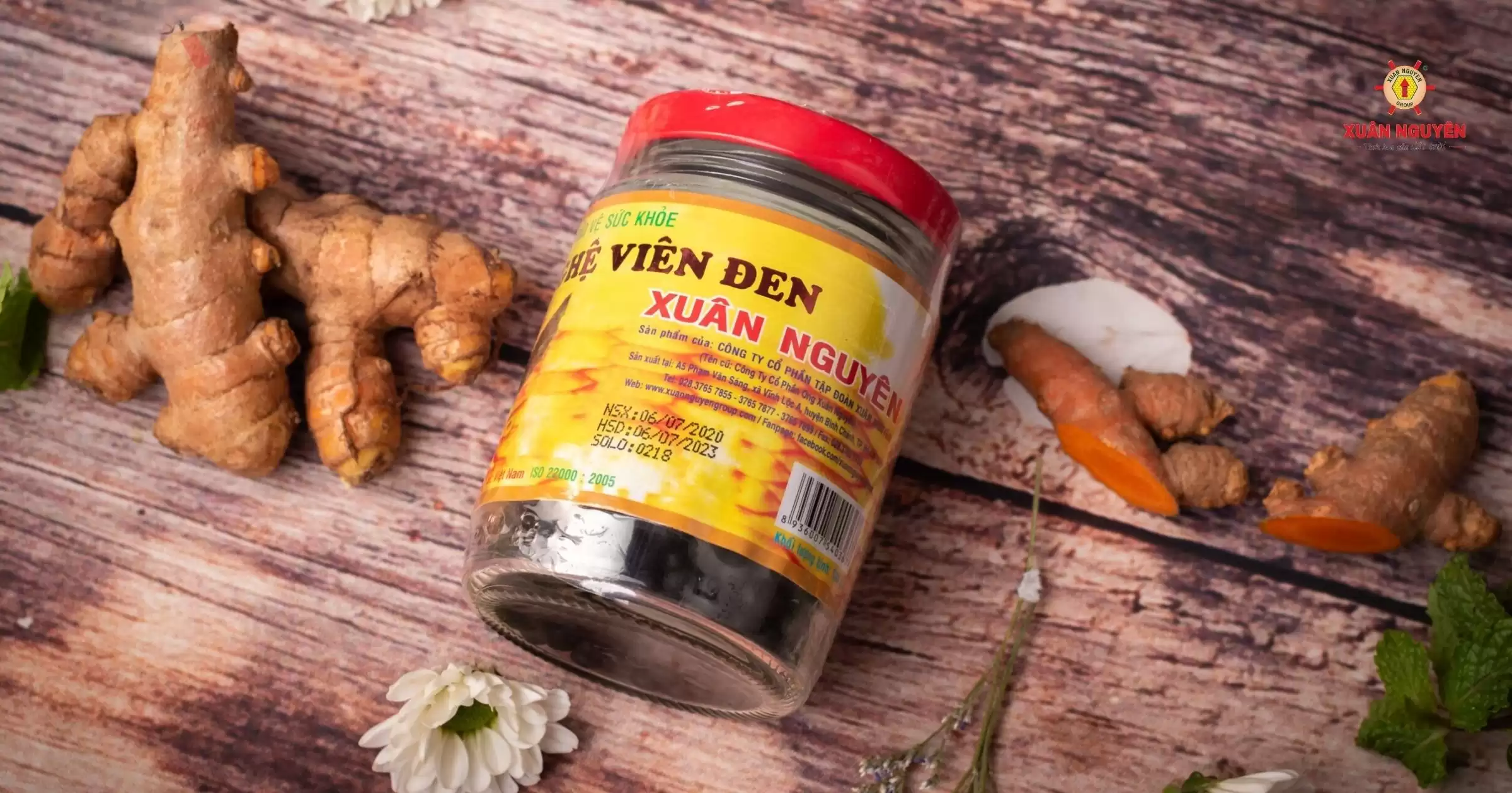 Mật ong viên nghệ đen Xuân Nguyên