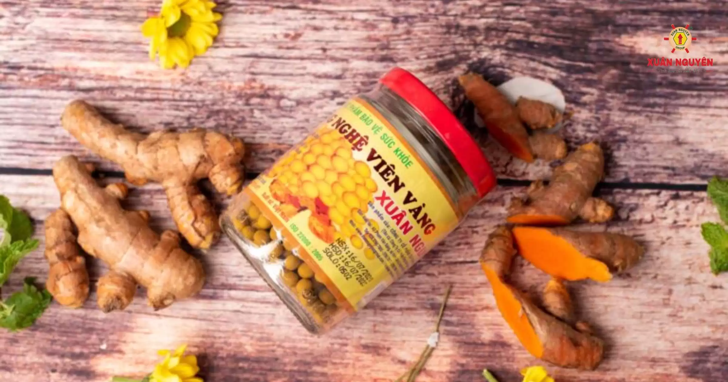 mật ong nghệ viên vàng Xuân Nguyên