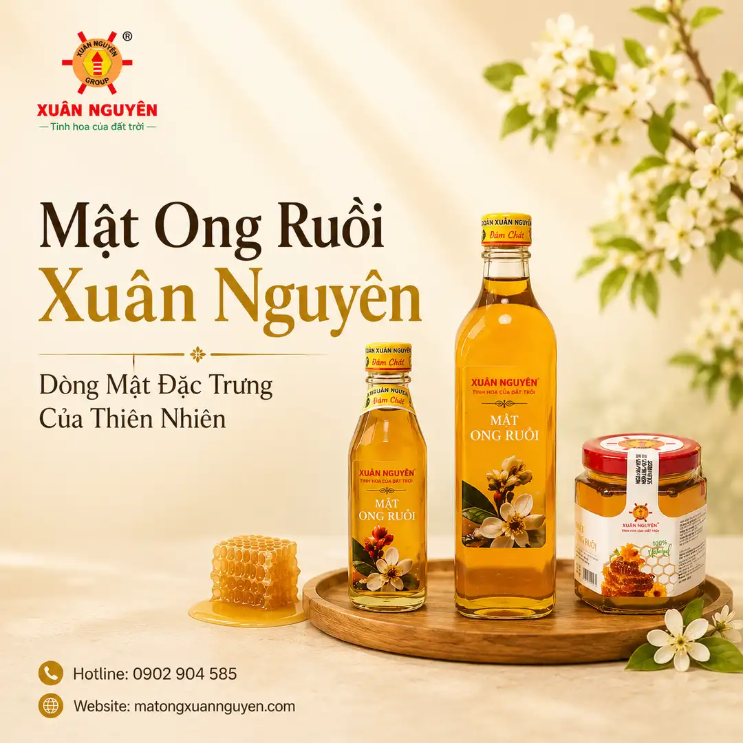 Nếu bạn đang tìm kiếm mật ong ruồi nguyên chất, Mật Ong Ruồi Xuân Nguyên là một lựa chọn đáng tham khảo với thành phần mật ong ruồi 100%, xuất xứ Việt Nam và nhiều quy cách đóng gói.