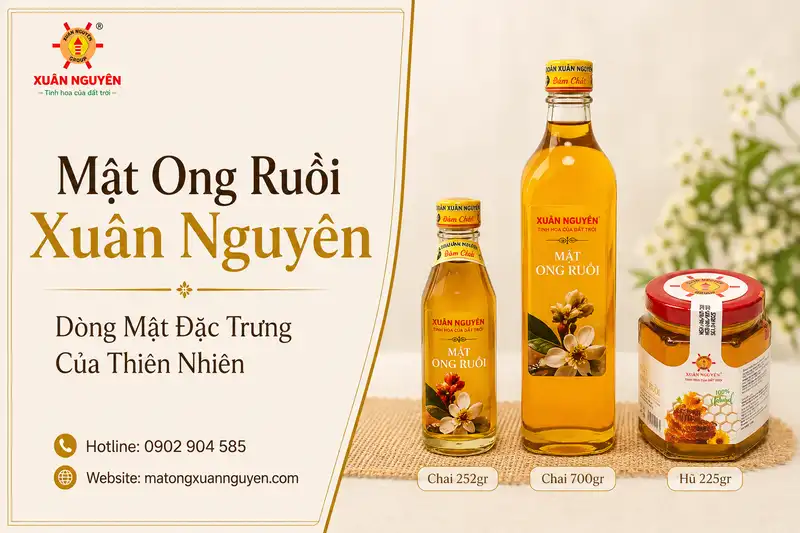 Mật Ong Ruồi Xuân Nguyên có nhiều quy cách để khách hàng lựa chọn cho từng mục đích khác nhau