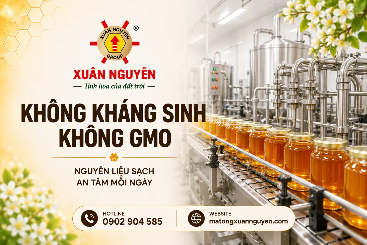 Đây là 2 tiêu chí được Xuân Nguyên chú trọng trong quá trình sản xuất và thành phẩm để đảm bảo đạt chuẩn An Toàn Thực Phẩm