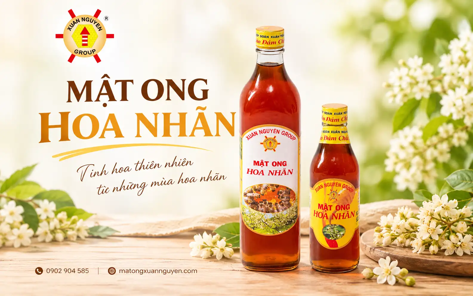 Mật ong hoa nhãn mang hương thơm dịu đặc trưng từ mùa hoa nhãn