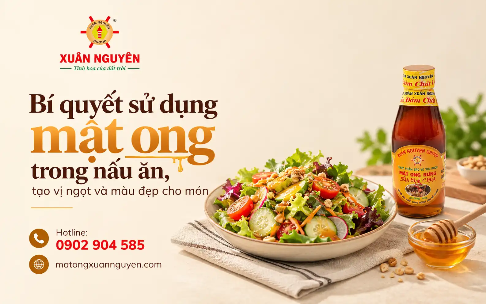 Có nhiều cách sử dụng Mật Ong trong chế biến món ăn, từ ướp, trộn, cho đến các món chín.