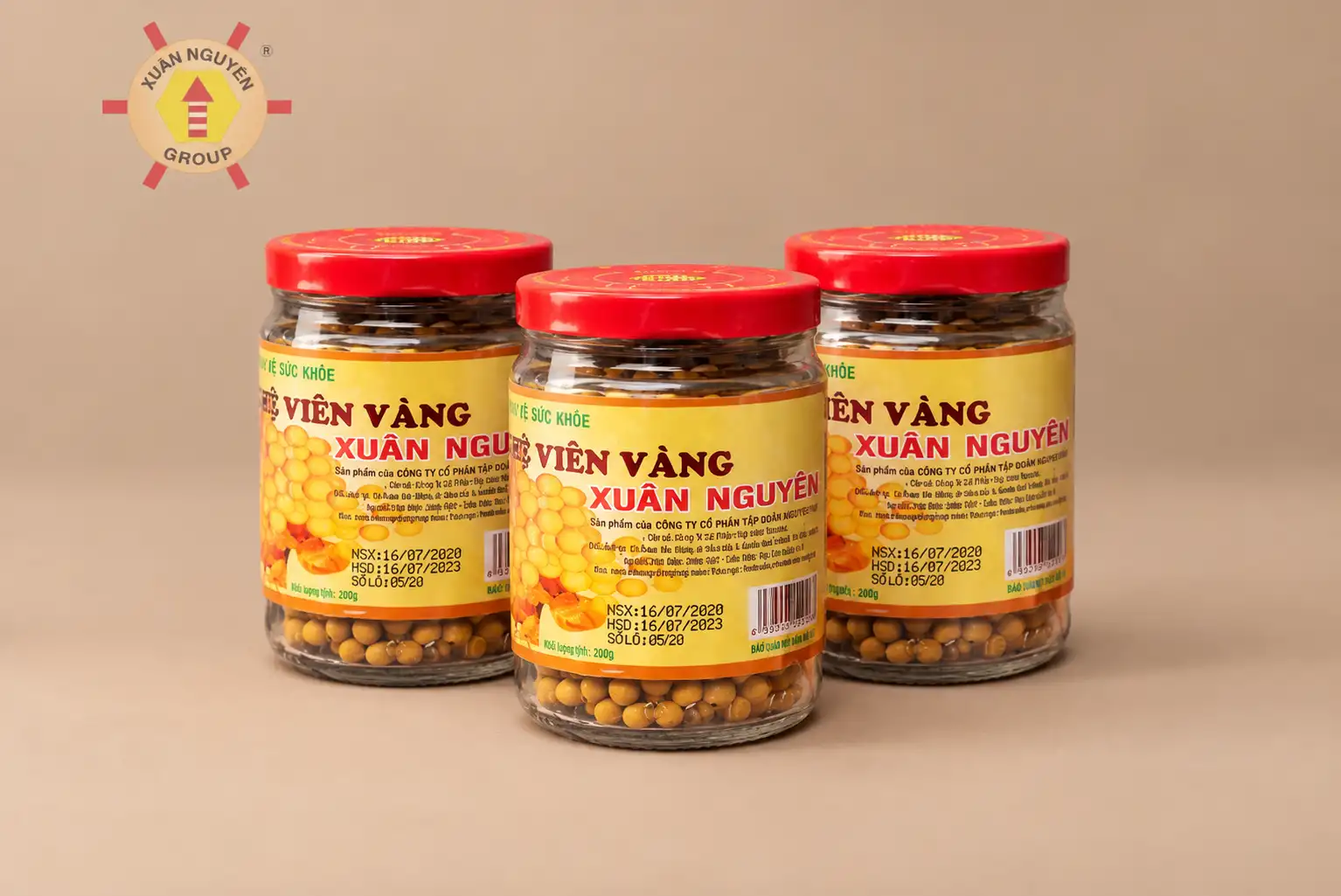 combo 3 Hủ Viên Nghệ vàng xuân nguyên