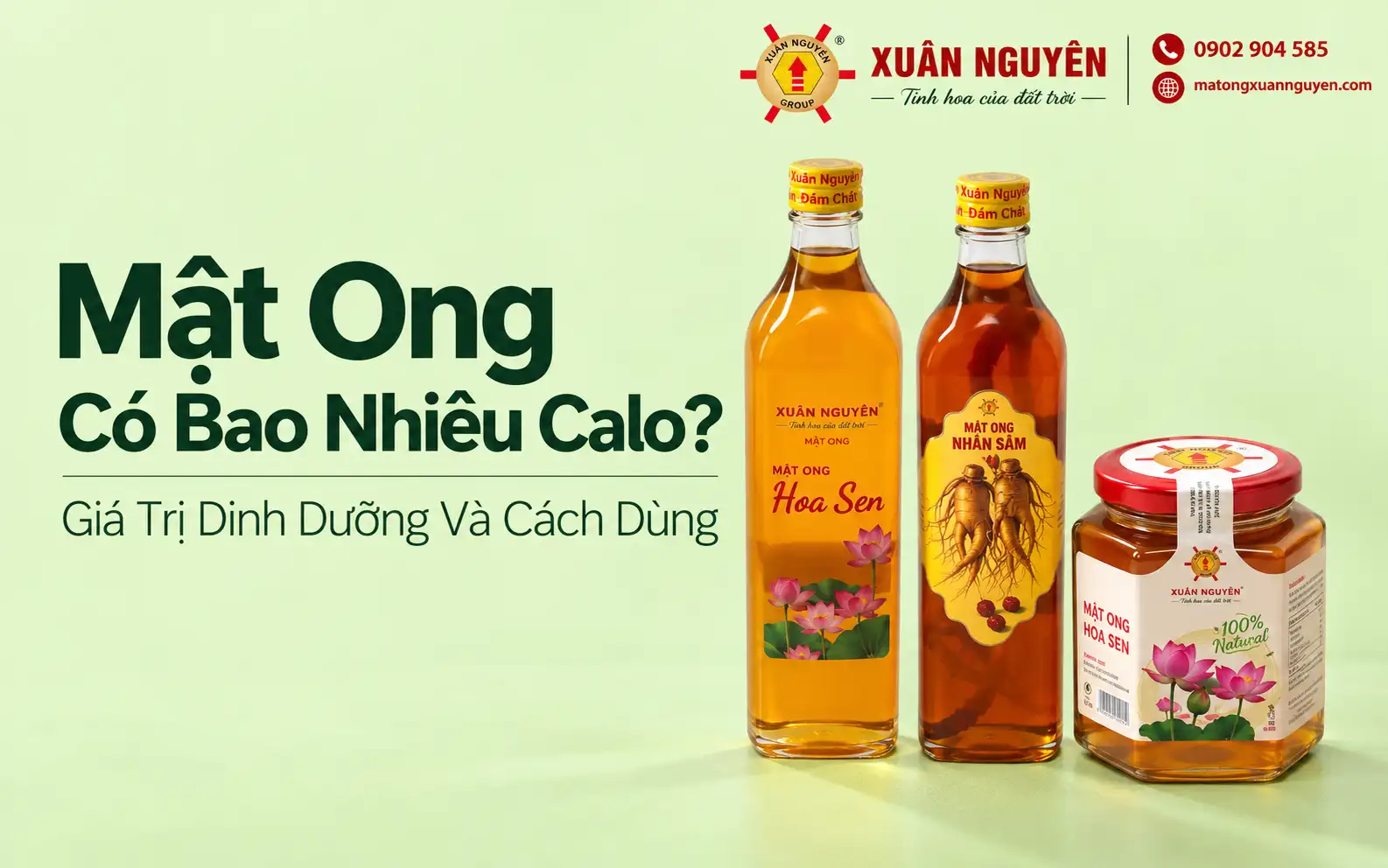 Xuân Nguyên cung cấp các sản phẩm từ mật ong thiên nhiên, đạt chất lượng và tốt cho sức khỏe