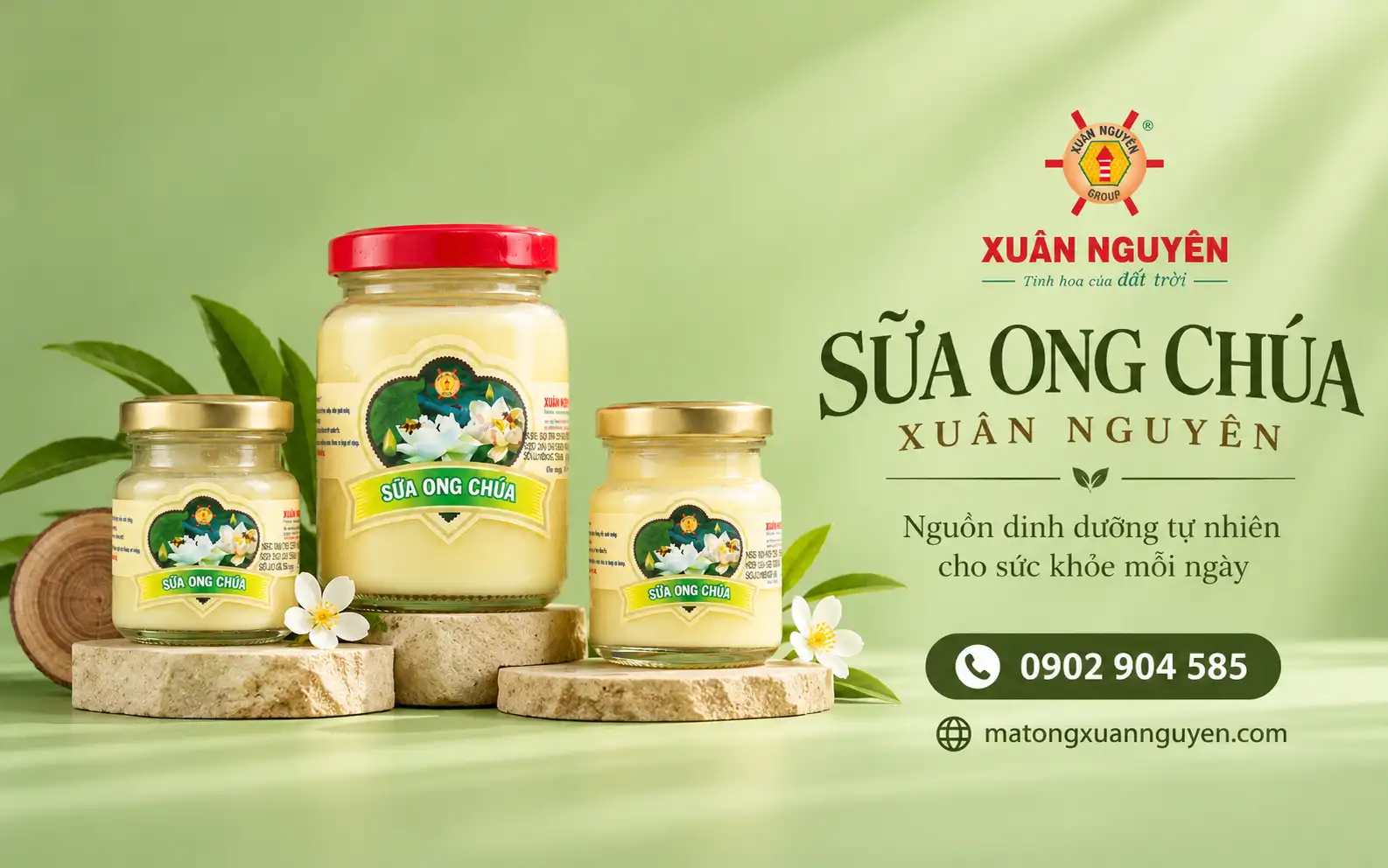 Đa dạng quy cách, giúp Sữa Ong Chúa Xuân Nguyên dễ dàng sử dụng cho nhiều mục đích khác nhau.